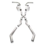 Stainless Works Chevy Camaro 1967-69 Exhaust 3in Stainless with X-Pipe thumbnail 6