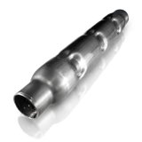Stainless Works 2in CHAMBERED ROUND MUFFLER (MILL FINISH) thumbnail 5