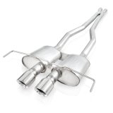 Stainless Works 2009-15 Cadillac CTS-V Coupe 3in Catback System X-Pipe Chambered Mufflers 4in Tips thumbnail 5