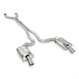 Stainless Works 2009-15 Cadillac CTS-V Wagon 3in Catback System X-Pipe Chambered Mufflers 4in Tips thumbnail 1