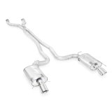 Stainless Works 2009-15 Cadillac CTS-V Wagon 3in Catback System X-Pipe Chambered Mufflers 4in Tips thumbnail 4