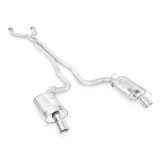 Stainless Works 2009-15 Cadillac CTS-V Wagon 3in Catback System X-Pipe Chambered Mufflers 4in Tips thumbnail 6
