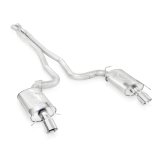 Stainless Works 2009-15 Cadillac CTS-V Wagon 3in Catback System X-Pipe Chambered Mufflers 4in Tips thumbnail 3