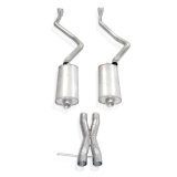 Stainless Works 2007-14 Chevy Tahoe And Yukon LT 2-1/2in Exhaust X-Pipe Chambered Mufflers Tips thumbnail 3