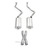 Stainless Works 2007-14 Chevy Tahoe And Yukon LT 2-1/2in Exhaust X-Pipe Chambered Mufflers Tips thumbnail 4