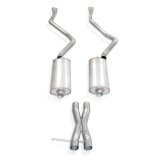 Stainless Works 2007-14 Chevy Tahoe And Yukon LT 2-1/2in Exhaust X-Pipe Chambered Mufflers Tips thumbnail 5
