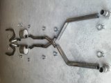 Stainless Works Chevy Chevelle Small/Big Block 1966-67 Exhaust 2 1/2in for Headers with X-Pipe thumbnail 4