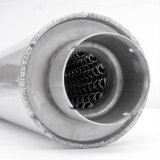 Stainless Works 2013-18 Ford Focus ST 3in Catback Vintage Round Muffler 4in Tips thumbnail 1