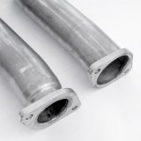 Stainless Works 2013-18 Ford Focus ST 3in Catback Vintage Round Muffler 4in Tips thumbnail 2