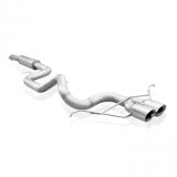Stainless Works 2013-18 Ford Focus ST 3in Catback Vintage Round Muffler 4in Tips thumbnail 7
