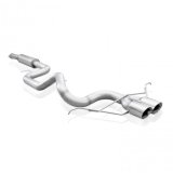 Stainless Works 2013-18 Ford Focus ST 3in Catback Vintage Round Muffler 4in Tips thumbnail 8