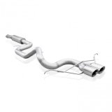Stainless Works 2013-18 Ford Focus ST 3in Catback Vintage Round Muffler 4in Tips thumbnail 9