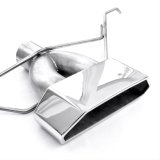 Stainless Works 2013-18 Ford Focus ST 3in Catback Vintage Round Muffler Wide Tip thumbnail 3