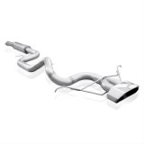 Stainless Works 2013-18 Ford Focus ST 3in Catback Vintage Round Muffler Wide Tip thumbnail 4