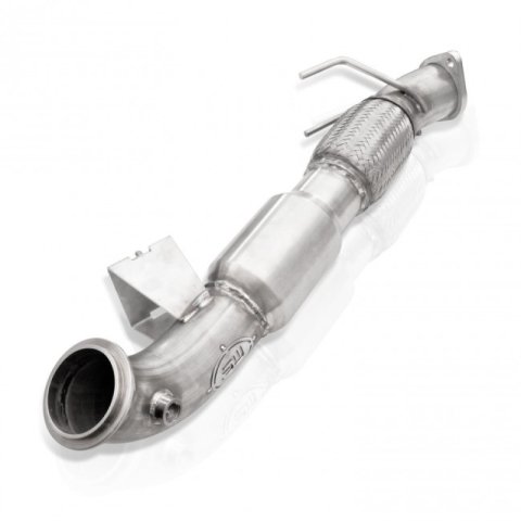Stainless Works 2013-18 Ford Focus ST 3in High-Flow Cats Downpipe Factory Connection thumbnail 3