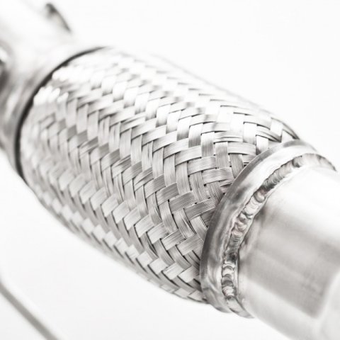 Stainless Works 2013-18 Ford Focus ST 3in High-Flow Cats Downpipe Factory Connection thumbnail 4