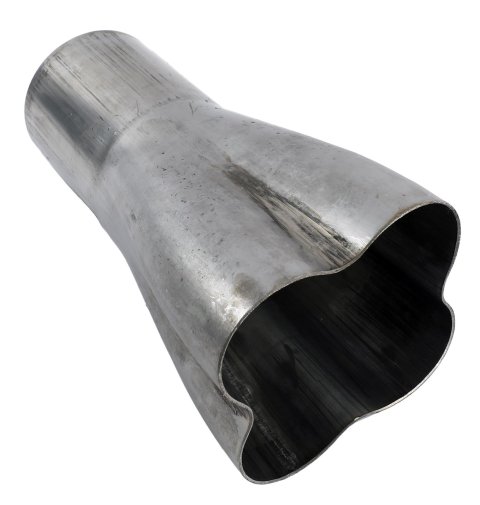 Stainless Works 4 way collector-1 7/8in inlet 3in od outlet thumbnail 1