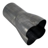 Stainless Works 4 way collector-2in inlet 3 1/2in od outlet thumbnail 1