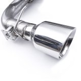 Stainless Works 2016-18 Ford Focus RS 3in Catback Vintage Round Muffler 5in Tips thumbnail 1