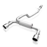Stainless Works 2016-18 Ford Focus RS 3in Catback Vintage Round Muffler 5in Tips thumbnail 3