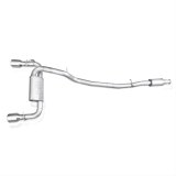 Stainless Works 2016-18 Ford Focus RS 3in Catback Vintage Round Muffler 5in Tips thumbnail 5
