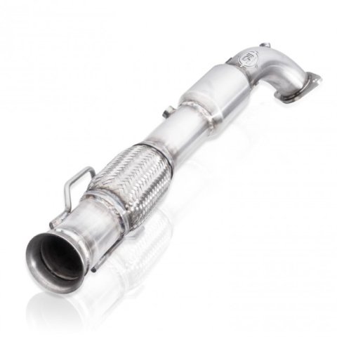 Stainless Works 2016-18 Ford Focus RS 3in High-Flow Cats Downpipe Factory Connection thumbnail 1