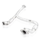 Stainless Works 2015-16 F150 2.7L Downpipe 3in High-Flow Cats Y-Pipe Factory Connection thumbnail 6