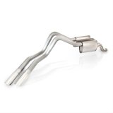 Stainless Works 2010-14 Raptor Exhaust 3in S-Tube Mufflers Exits Behind Passenger Rear Tire thumbnail 1