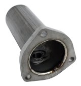 Stainless Works Collector Adapter 3-Bolt 2-1/2in OD Tubing 2-1/2in OD Outlet + O2 Bung thumbnail 1