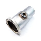 Stainless Works Collector Adapter 3-Bolt 3in OD Tubing 2-1/2in OD Outlet + O2 Bung thumbnail 3
