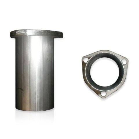 Stainless Works Collector Adapter 3-Bolt 3in OD Tubing 3in OD Outlet thumbnail 3