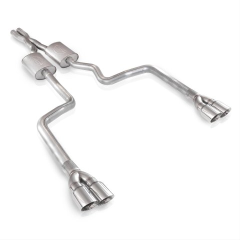 Stainless Works 2008-14 Challenger 3in Catback X-Pipe Chambered Mufflers 3-1/2in Tips