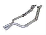 Stainless Works 2005-10 Mustang GT 1-3/4in Headers 3in High-Flow Cats X-Pipe Factory Connection thumbnail 1