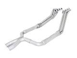 Stainless Works 2005-10 Mustang GT 1-3/4in Headers 3in High-Flow Cats X-Pipe Factory Connection thumbnail 4