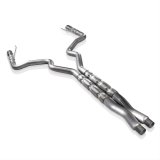 Stainless Works 2015-16 Mustang GT 3in Catback X-Pipe Retro Chambered Mufflers 2-1/2in Cores thumbnail 1