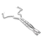 Stainless Works 2015-16 Mustang GT 3in Catback X-Pipe Retro Chambered Mufflers 2-1/2in Cores thumbnail 3