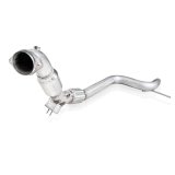 Stainless Works 2015-16 Mustang Downpipe 3in High-Flow Cats Performance Connection thumbnail 2