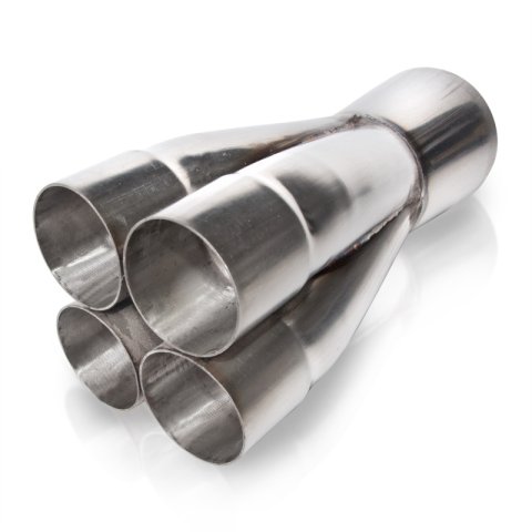 Stainless Works 2-1/2in 4-way merge collectors with 5in OD outlet thumbnail 3