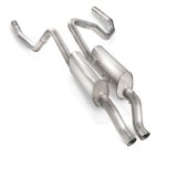 Stainless Works 2009-16 Dodge Ram 5.7L Truck Exhaust 3in X-Pipe S-Tube Mufflers Under Bumper Exit thumbnail 1