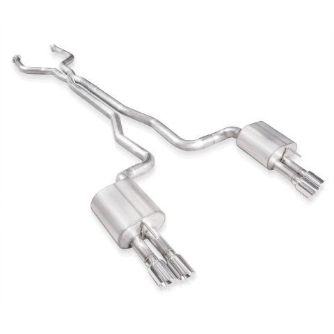 Stainless Works 2014-16 Chevy SS Exhaust 3in X-Pipe Chambered Mufflers Polished Tips Factory Connect thumbnail 1