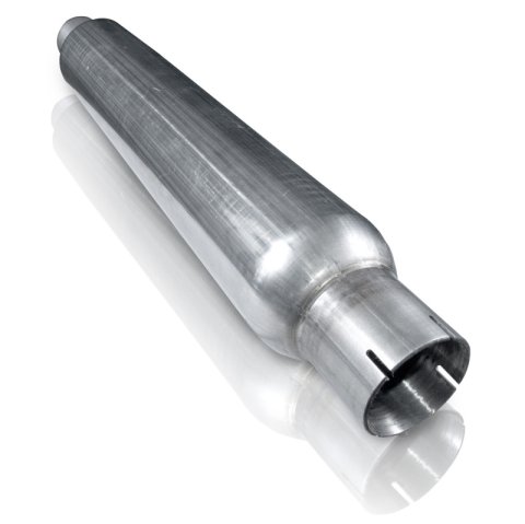 Stainless Works 2in SMOOTH TUBE MUFFLER (MILL FINISH) thumbnail 2