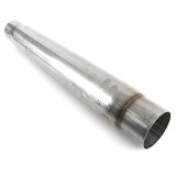 Stainless Works 3in SMOOTH TUBE MUFFLER (MILL FINISH) thumbnail 1