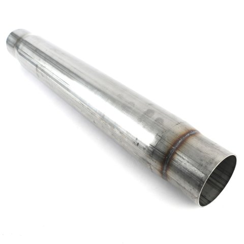 Stainless Works 3in SMOOTH TUBE MUFFLER (MILL FINISH)