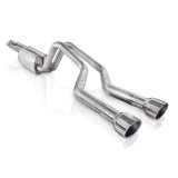 Stainless Works 2006-09 Trailblazer SS 6.0L 2-1/2in S-Tube Exhaust Y-Pipe Center Bumper Exit thumbnail 1