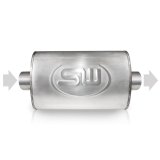 Stainless Works 2.25in ID CENTER INLET/2.25in OD CENTER OUTLET 4inX8in thumbnail 3