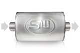 Stainless Works 2.25in ID CENTER INLET/ 2.25in OD CENTER OUTLET 4inX8in thumbnail 5