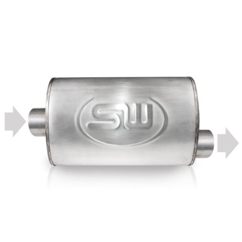 Stainless Works 2.25in ID CENTER INLET/ 2.25in OD OFFSET OUTLET 4inX8in thumbnail 4