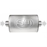 Stainless Works 2in ID OFFSET INLET/ 2in OD OFFSET OUTLET (ON SAME SIDE) 4inX8in thumbnail 2