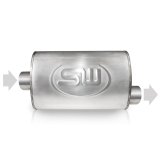 Stainless Works 2.25in ID CENTER INLET/ 2.25in OD OFFSET OUTLET 5inX9in thumbnail 4