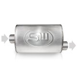 Stainless Works 2.25in ID CENTER INLET/ 2.25in OD OFFSET OUTLET 5inX9in thumbnail 5